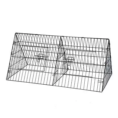 NEW! 48  Metal Triangle Rabbit Guinea Pig Pet Hutch Run Cage Playpen • £33.99