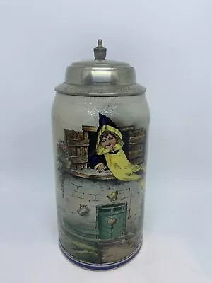 German Beer Stein Gruss Aus Munchen 1 Liter Antique • $100