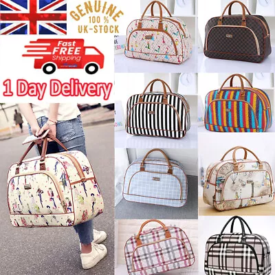 £14.53 • Buy Lady Handbag Large Travel Zip Bag Overnight Weekend Women Holdall Hand Luggage