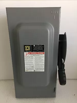 Square D H362 60 Amp 600 Volt 3 Phase Fused Indoor 3r Disconnect..d-1436 • $120