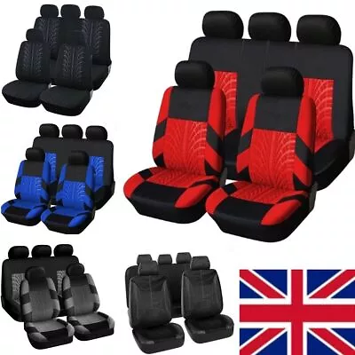 Car Seat Covers Protectors Universal Washable Dog Pet 9PCS Full Set Front Rear • £17.99