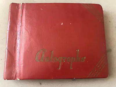 Vintage Autograph Book Ephemera 1950s School Girl Book Memory Book • $19.99