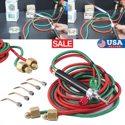 New Jewelry Jewelers Micro Mini Gas Little Torch Welding Soldering Kit W/ 5 Tips • $20.66