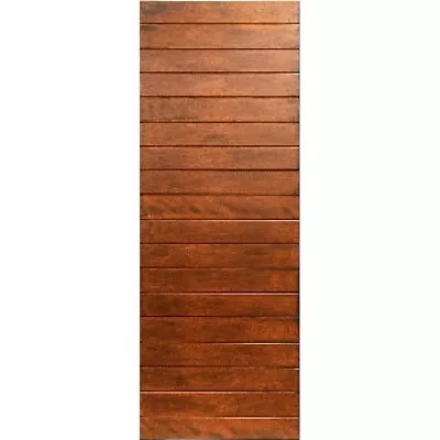 LuxDoors Oasis Design [36  X 80 ] Modern Mahogany Wood Front Entry Door • $2149