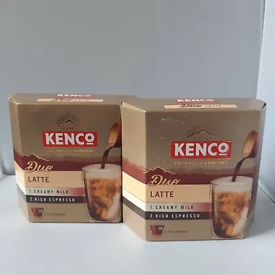 2 X Kenco Duo Latte Pods No Machine Needed Milk Coffee 12 Drinks NEW • £12