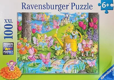 Puzzle Fairy Playland 100 Piece XXL Ravensburger  COMPLETE  AGES 6 AND UP KIDS • $7