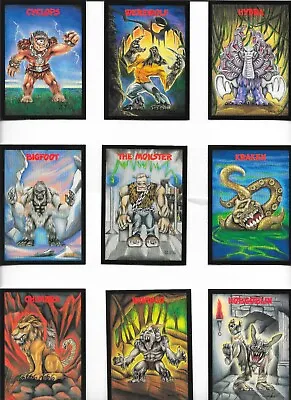 Monster In My Pocket Complete 48 Card Set + 24 Puzzle Set *read Description • $49.99