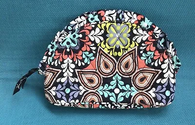 Vera Bradley Sierra Make-Up Bag With Ruffles Sierra Stream Coated Canvas Lining • $19.95