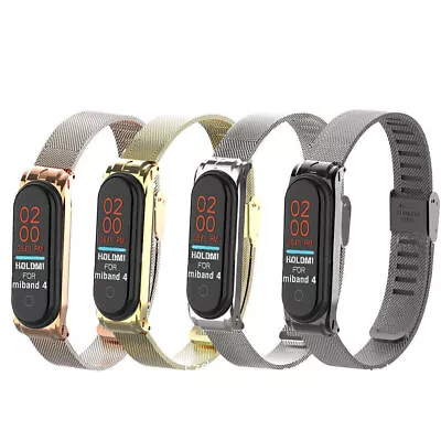 Stainless Steel Wrist Bracelet Watch Band Strap Replaced For Xiaomi Mi Band 4 • $11.64