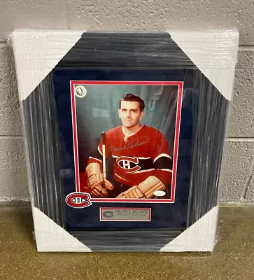 Maurice Richard Signed Framed Montreal Canadiens 8x10 Photo JSA COA AD64975 • $499.99