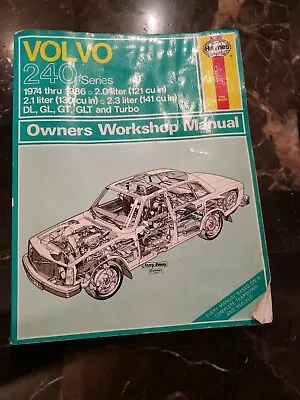 VOLVO 240 SERIES 1974 Thru 1986 - Haynes Repair Manual - USED • $10