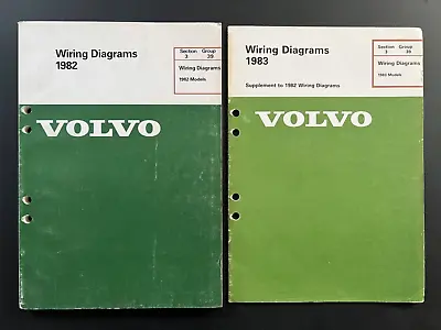 1982 1983 Volvo 240 Electrical Wiring Diagrams Service Manual • $69.95