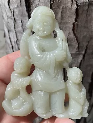 Chinese Hand Carved Jade Figures No Reserve • £25.70