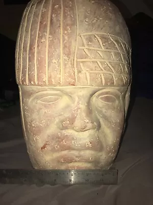 Mayan Olmec Clay Head Sculpture Made In Mexico • $311
