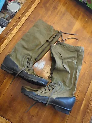 Genuine N-1B US Military Mukluk Snow Extreme Cold Weather Arctic Boots Sz Small • $25