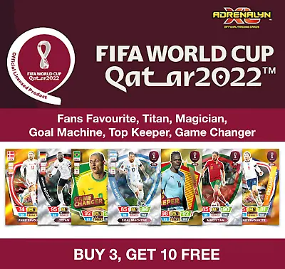 £0.99 • Buy Panini Adrenalyn XL FIFA World Cup Qatar 2022 Fans Favourites, Titans, Magicians