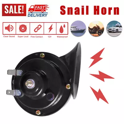 12V 300DB Super Loud Snail Air Train Horn For Truck SUV Car Boat Motorcycle US • $5.51