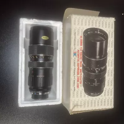 Focal 80-200mm F3.5 Macro Focus Zoom Lens For Minolta Mount Kmart • $29.99