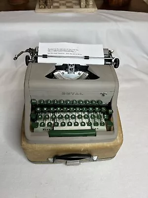Vintage 1957 Royal Companion Portable Typewriter RS3569305 Elite 12CPI Very Nice • $129