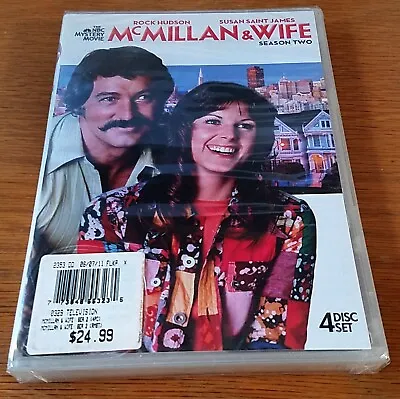 McMillan & Wife: Season Two (DVD 1972 2010) Rock Hudson - NEW SEALED • $8.95