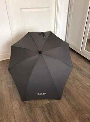 ICandy Peach 34567 Parasol / Sun Umbrella In Truffle Grey Colour With Clip • £30