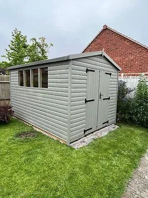  High Quality Loglap Apex Shed  Made Using 19mm And 3x2 • £1324