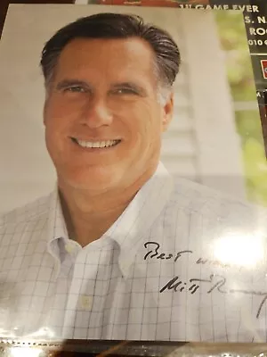 Mitt Romney Signed 8x10 Autographed Picture Photo Signature Autograph Real • $41