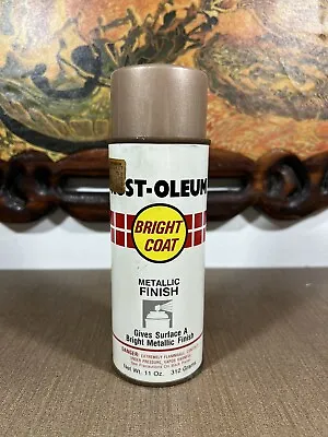 Vintage 1990 Rust-Oleum 7712 Bronze Spray Paint Can Weighs 11.2oz Made In USA • $29.99