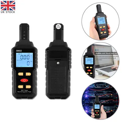 3In1 Radiation Detector Dosimeter EMF Electromagnetic Tester UK • £14.99