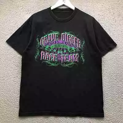 HOT_SALE!! Vintage Grave Digger Race Team Monster Jam Shirt All Sizes • $25.99