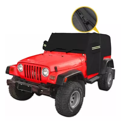 5 Layers Car Cover For 2 Door Jeep Wrangler CJ YJ TJ & JK Jeep Rain Cover Sun • $39.85