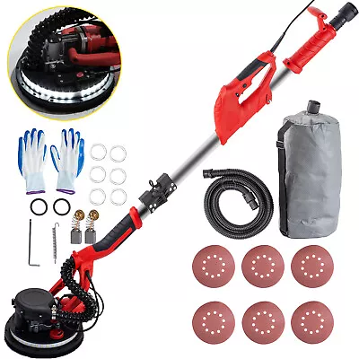 $105.98 • Buy VEVOR 9  Drywall Sander 850W Vacuum System Folding 6 Speeds LED Strip Light