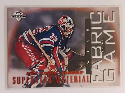 1997-98 Donruss Limited Fabric Of The Game Mike Richter /500 New York Rangers • $19.99