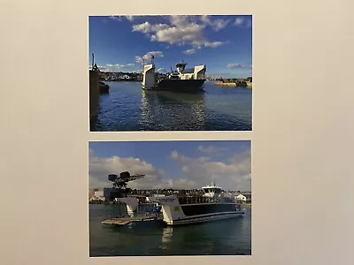 2x Cowes Floating Bridge No.6 Chain Ferry Isle Of Wight River Medina Postcards • £1.79