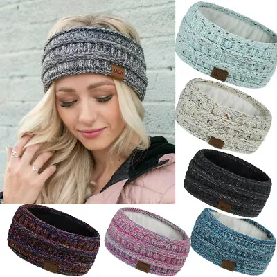 Knitted Knot Headband Head Wrap Ear Hair Band Winter Crochet Turban Women Nbm / • $12.02