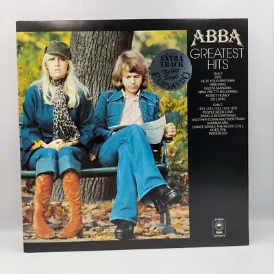 ABBA - Greatest Hits Vinyl LP Album Comp Yellow Label EX + Extra Track Fernando • £16.95