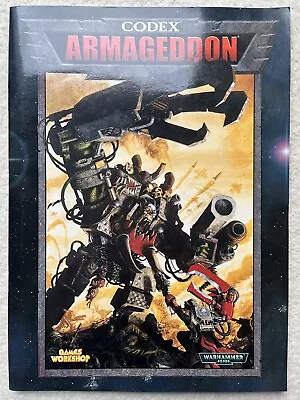 Codex Armageddon Warhammer 40000 40K Games Workshop Army Book 2000 • £10