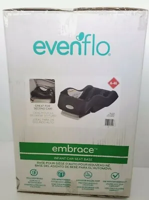 $23.99 • Buy NEW Evenflo Embrace Infant Baby Car Seat Base (Black) A-46 Adjustable Quick