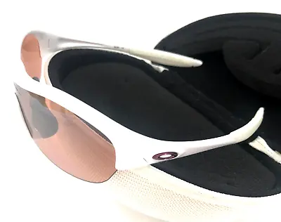 OAKLEY ENDURE PACE SUNGLASSES White Metallic Rose Icons G30 Black Iridium Lens • $329.99