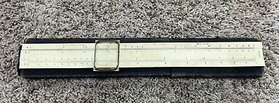 Vintage K&E Keuffel & Esser Co. Beginners Slide Rule W/ Case Made In USA • $15