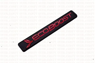 1x Ecobeast Emblem SUV F150 ECOBOOST Black Red S1 2011-2018 BL3Z-9942528-E • $16.89