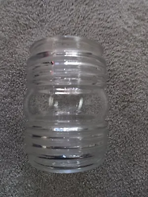 Vintage Jelly Jar Porch Light Cover Ribbed Bubble • $12