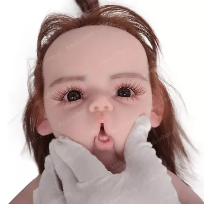 Anzi 18 In Platinum Silicone Girl Doll Silicone Baby Doll Reborn Baby Doll Gift • $149.99