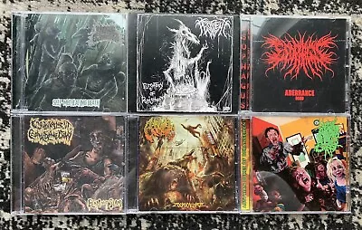 Lot Of Slam Death Metal & Goregrind CDs (12 Albums In Total) • $80