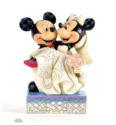 £72.13 • Buy Disney Traditions Mickey & Minnie Congratulations New/Boxed Wedding Figurine