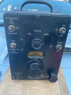Strobotac General Radio Co Tube Type Vtg Electronics Test Equipment Strobe USA • $99.95