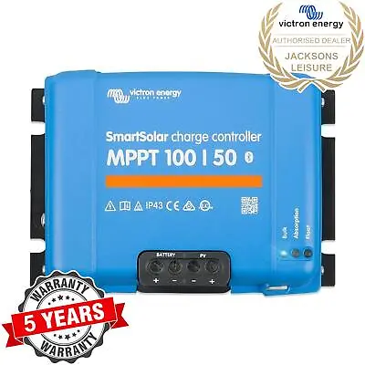 Victron Smartsolar Mppt Leisure Battery Charge Controller 100v 50a Campervan • £161.75