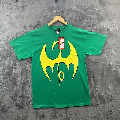 Marvel Mad Engine T Shirt Mens Medium Iron Fist Dragon Shou-Lao Short Sleeve • £19.99