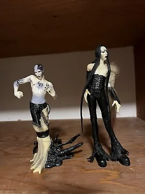 Marilyn Manson Action Figures Fewture Super Articulated Set Of 2 • $150