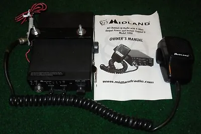 Midland CB Model 1000 40-Channel CB  W/ Microphone Handset (New-Never Been Used) • $29.95